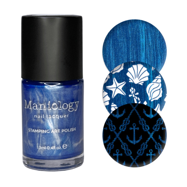 Nail polish swatch / manicure of shade Maniology Lost at Sea