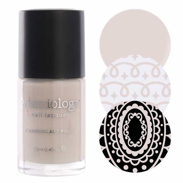 Nail polish swatch / manicure of shade Maniology Marshmallow