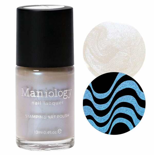 Nail polish swatch / manicure of shade Maniology Cloudy