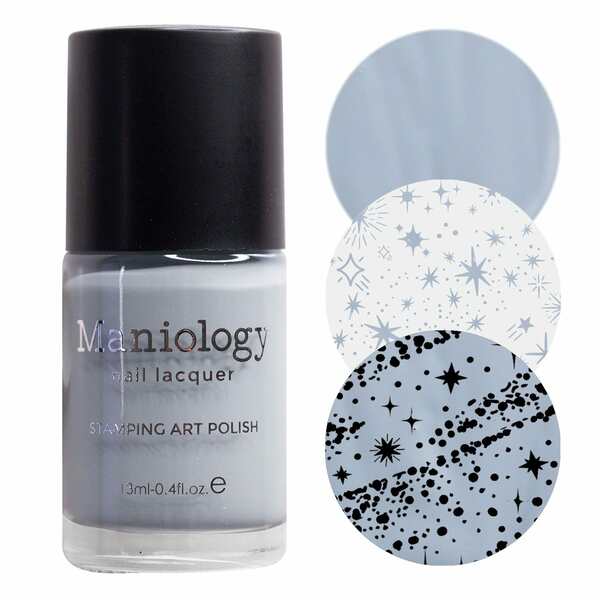 Nail polish swatch / manicure of shade Maniology Asteroid