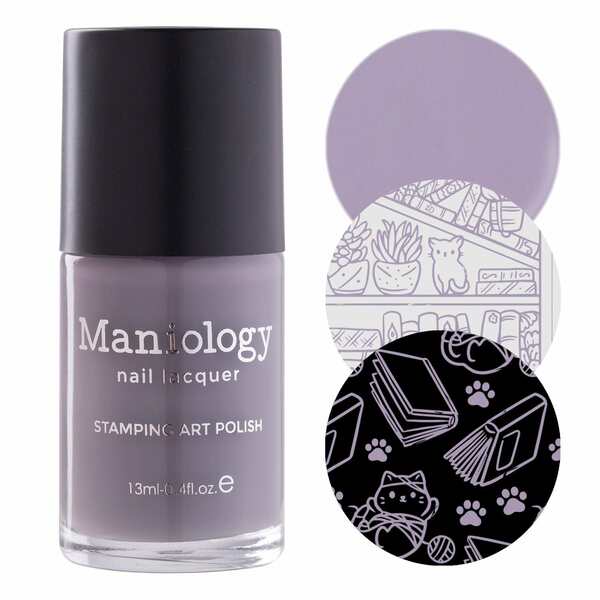 Nail polish swatch / manicure of shade Maniology Literary Classic