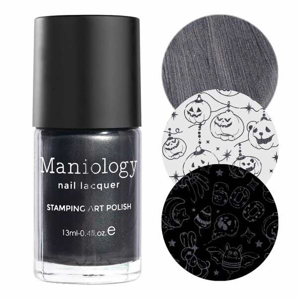 Nail polish swatch / manicure of shade Maniology Batty