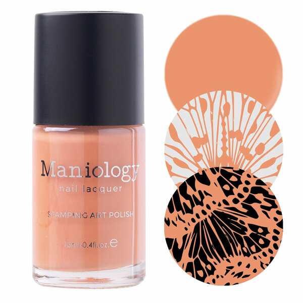 Nail polish swatch / manicure of shade Maniology Nectar