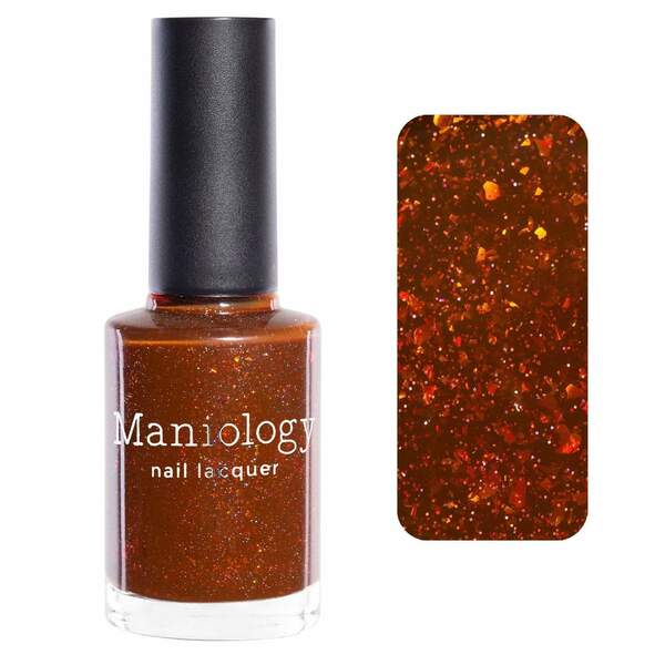 Nail polish swatch / manicure of shade Maniology Bolt