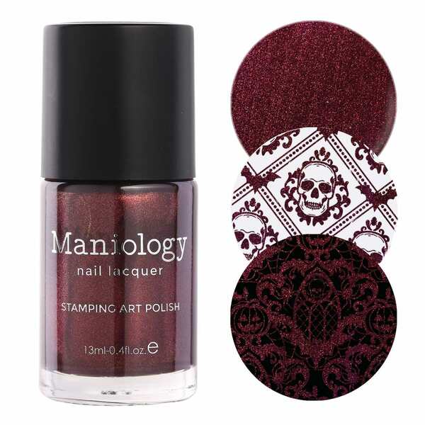 Nail polish swatch / manicure of shade Maniology Velvetine