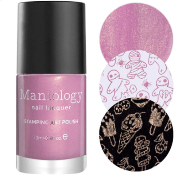 Nail polish swatch / manicure of shade Maniology Brain Freeze