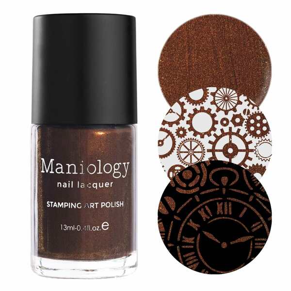 Nail polish swatch / manicure of shade Maniology Gaslamp