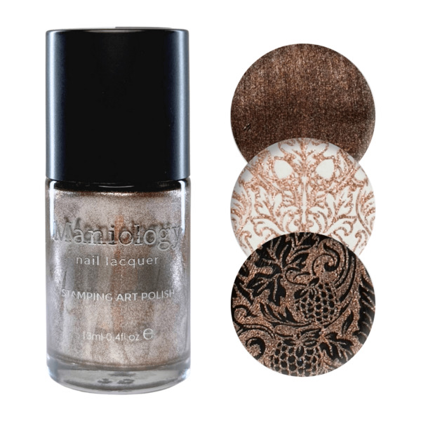 Nail polish swatch / manicure of shade Maniology Bronze Tapestry