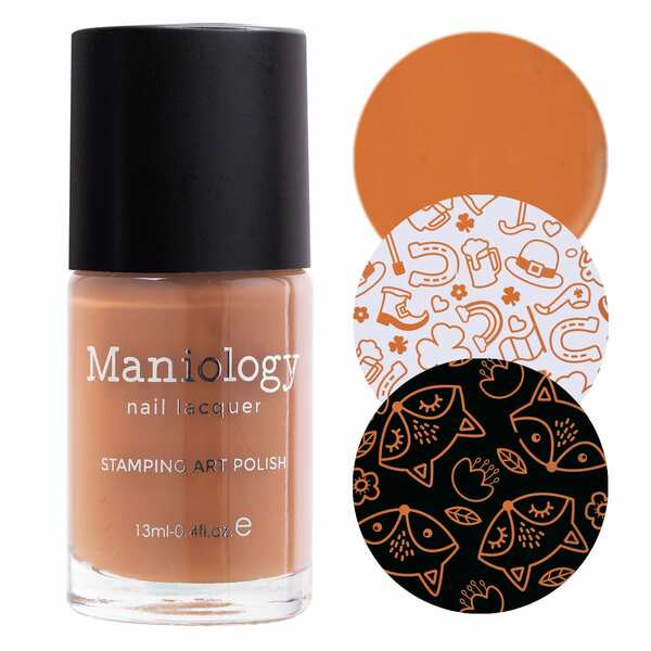 Nail polish swatch / manicure of shade Maniology Marigold