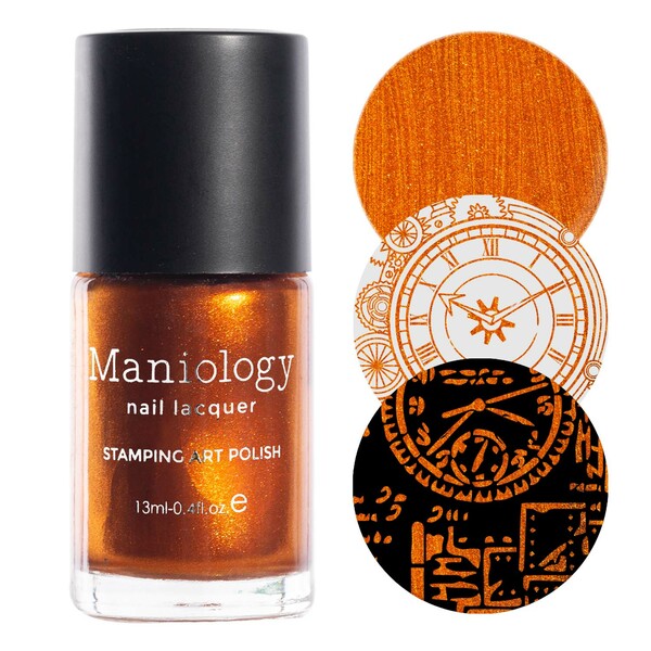 Nail polish swatch / manicure of shade Maniology Clockwork