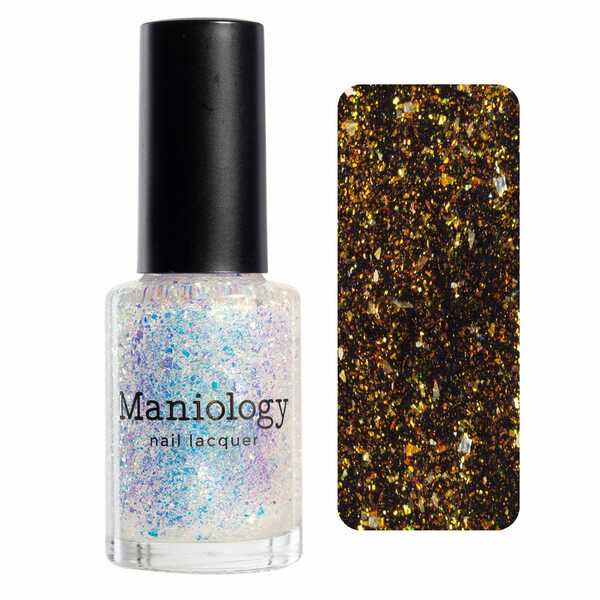 Nail polish swatch / manicure of shade Maniology Sea Glass