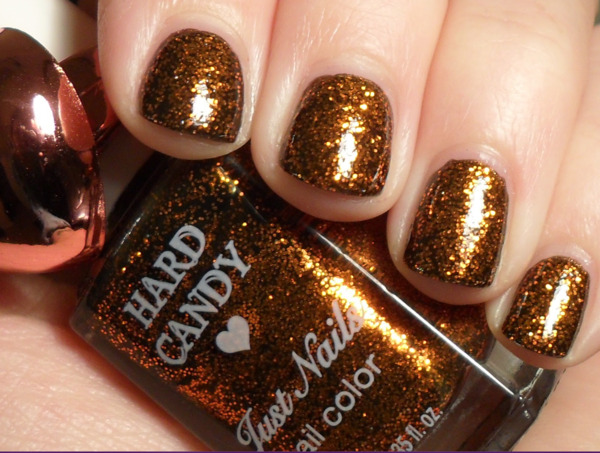 Nail polish swatch / manicure of shade Hard Candy Mischief