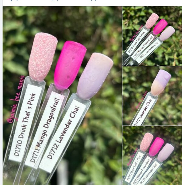Nail polish swatch / manicure of shade Revel Drink That's Pink
