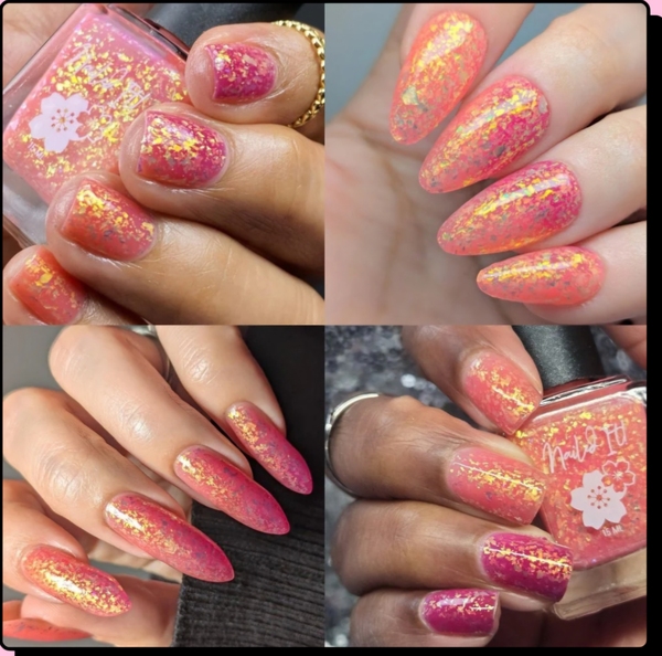 Nail polish swatch / manicure of shade Nailed It Love Like You