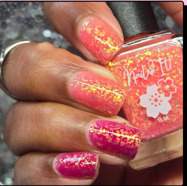 Nail polish swatch / manicure of shade Nailed It Love Like You