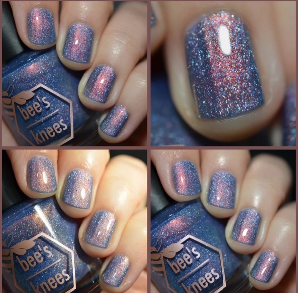 Nail polish swatch / manicure of shade Bee's Knees Lacquer A Lion with a Thorn in its Paw 3.0