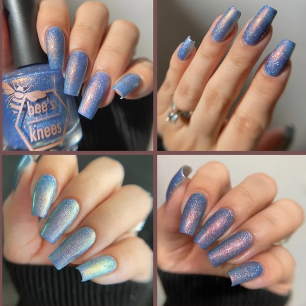 Nail polish swatch / manicure of shade Bee's Knees Lacquer A Lion with a Thorn in its Paw 3.0