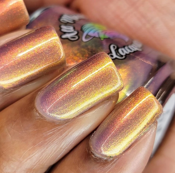 Nail polish swatch / manicure of shade All Mixed Up Lacquers Flowers Die Buy Me Polish 2.0