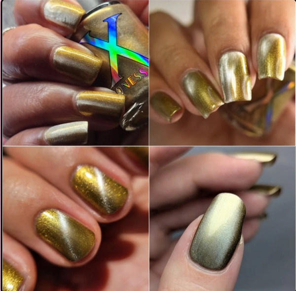 Nail polish swatch / manicure of shade Baroness X Inner Balance