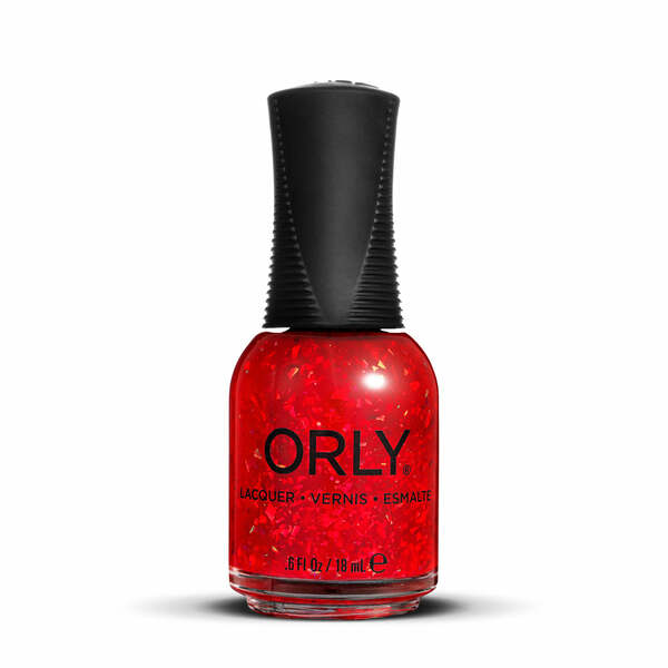 Nail polish swatch / manicure of shade Orly Set on fire