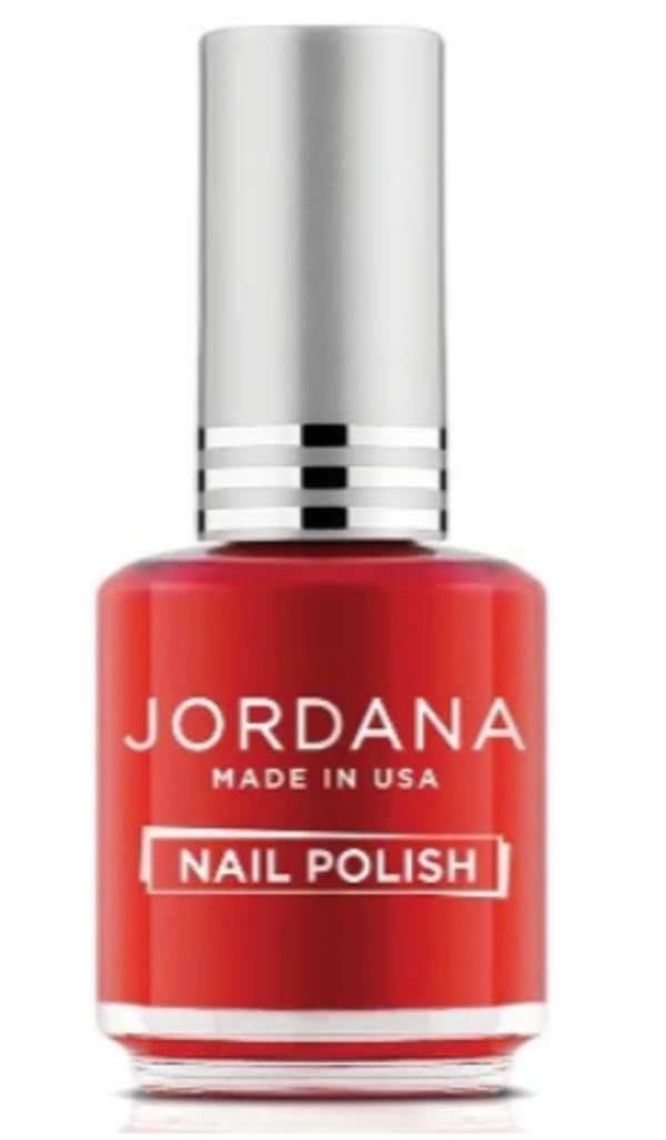 Nail polish swatch / manicure of shade Jordana Red Brick