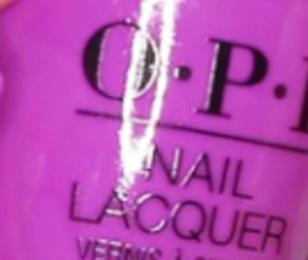 Nail polish swatch / manicure of shade OPI Positive Vibes Only