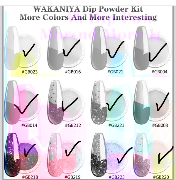 Nail polish swatch / manicure of shade Wakaniya gb004