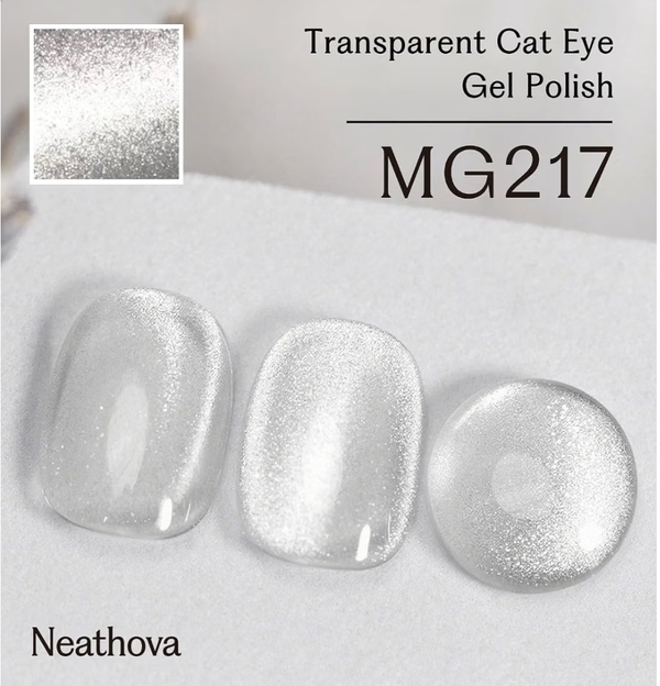 Nail polish swatch / manicure of shade Neathova White Moonlight