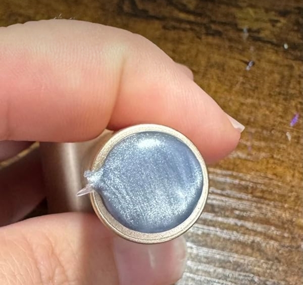 Nail polish swatch / manicure of shade Bevimee Light Blue