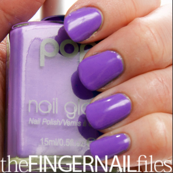Nail polish swatch / manicure of shade Pop beauty Ultraviolet