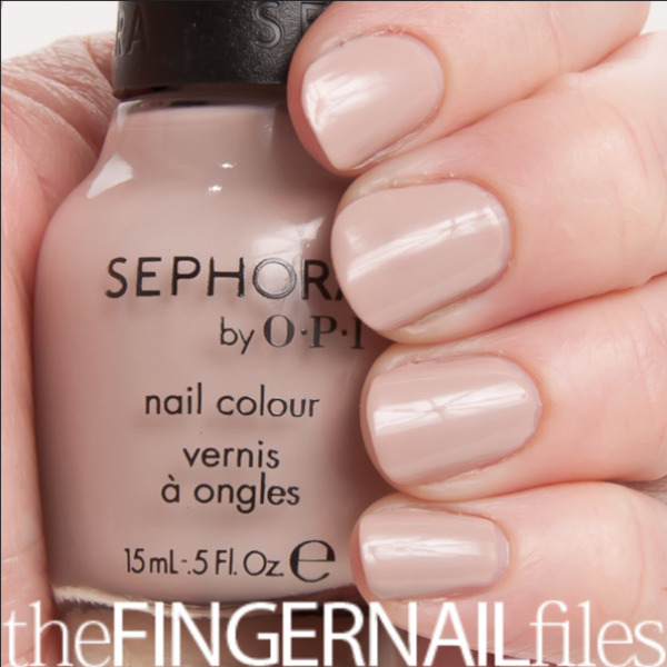 Nail polish swatch / manicure of shade Sephora by OPI Don't Feed the Hand Models