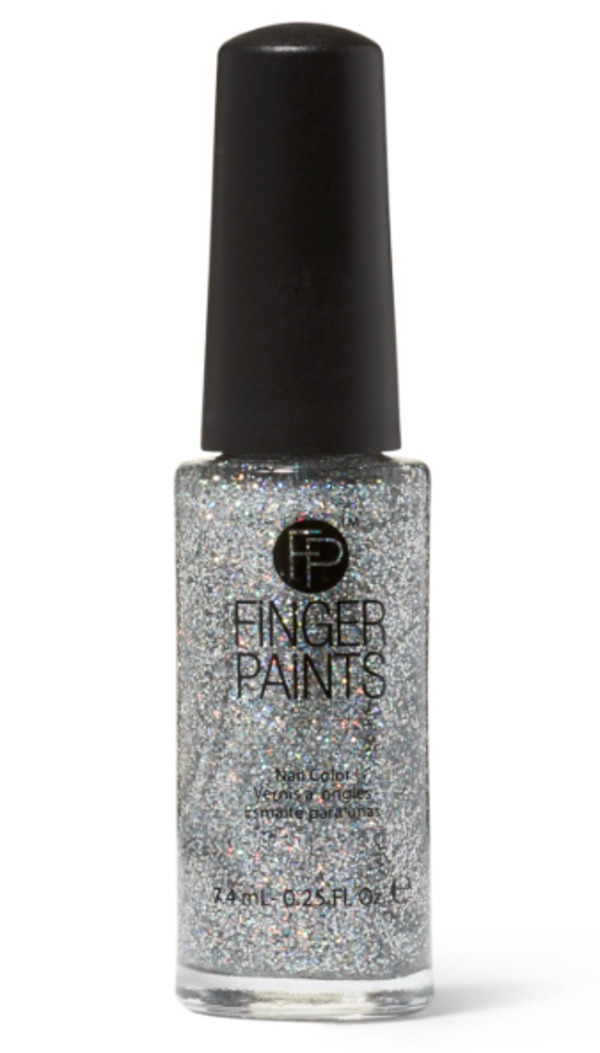 Nail polish swatch / manicure of shade FingerPaints Disco Fever