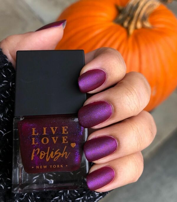 Nail polish swatch / manicure of shade Live Love Polish Tell Tale Heart