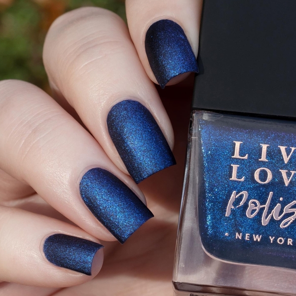Nail polish swatch / manicure of shade Live Love Polish Rue Morgue