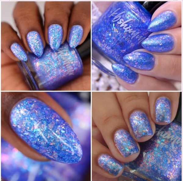 Nail polish swatch / manicure of shade KBShimmer What a Trip