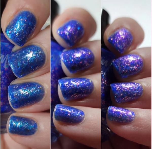 Nail polish swatch / manicure of shade KBShimmer What a Trip