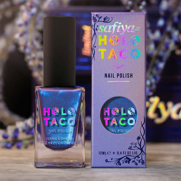 Nail polish swatch / manicure of shade Holo Taco Grim Keeper