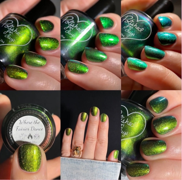 Nail polish swatch / manicure of shade Polished for Days Where the Fairies Dance