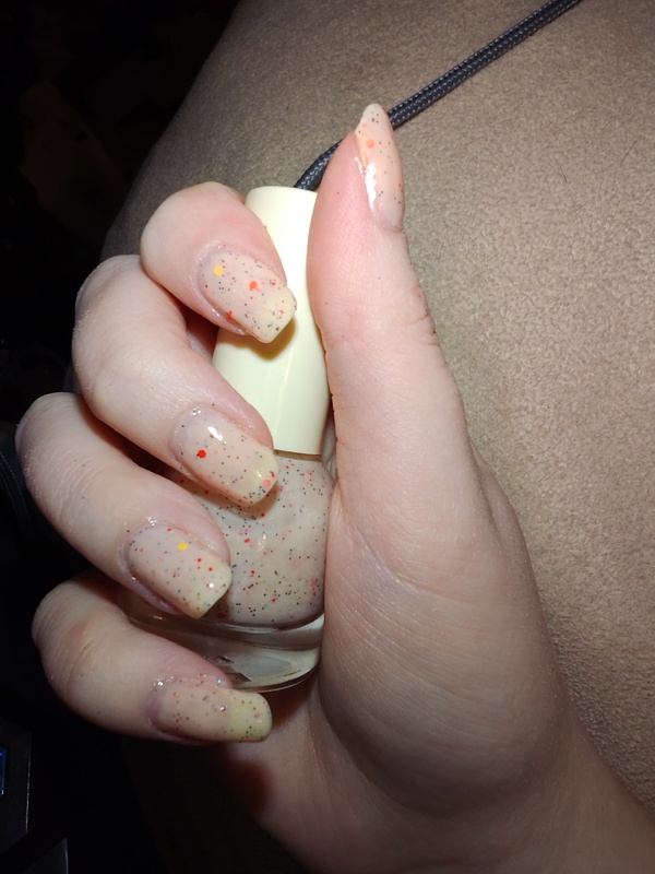Nail polish swatch / manicure of shade Two-Moons TM454