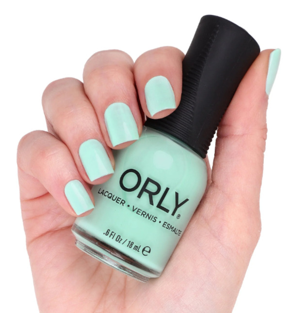 Nail polish swatch / manicure of shade Orly Butterfly Pea