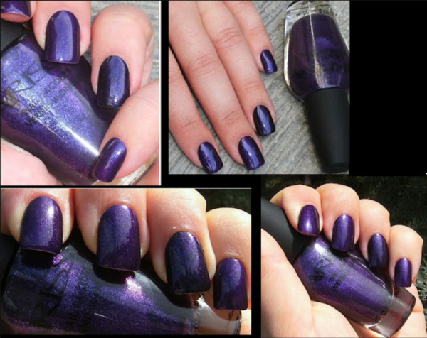 Nail polish swatch / manicure of shade Arissa Amethyst