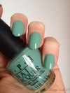 Nail polish swatch of shade OPI Mermaid's Tears