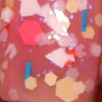 Nail polish swatch of shade Colors by Llarowe Confetti Freeze