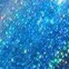 Nail polish swatch of shade Glitter Gal Marine Blue 3D