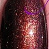 Nail polish swatch of shade Trind Caring Color Brown Shimmer CC121