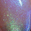 Nail polish swatch of shade Lumen Glass Frog