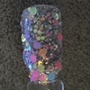 Nail polish swatch of shade Sparkle and Co. Jem and the holograms