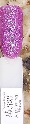 Nail polish swatch of shade Sparkle and Co. A Dazzling Place