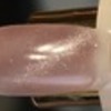 Nail polish swatch of shade Xeijayi Magnetic holo pink