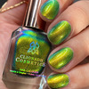 Nail polish swatch of shade Clionadh Cosmetics Patina Lite